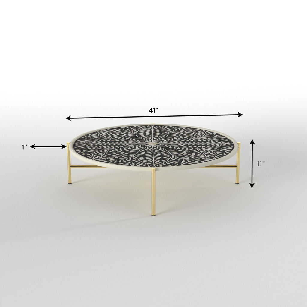 Celine Metal Coffee Table — view 4