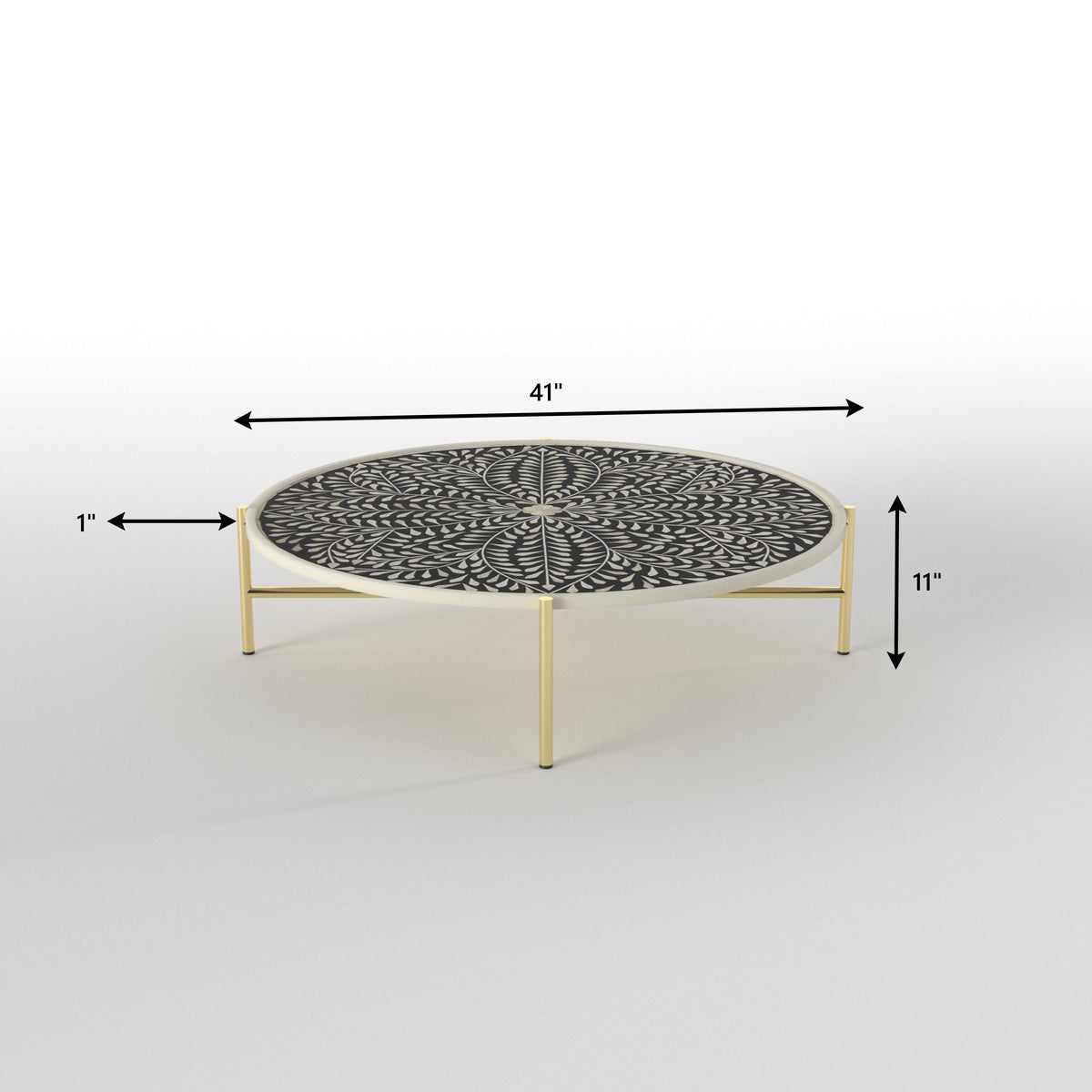 Celine Metal Coffee Table — view 4