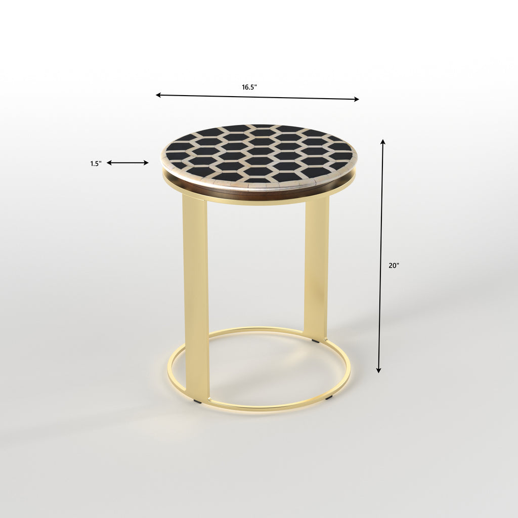 Fiora Metal Side Table — view 4