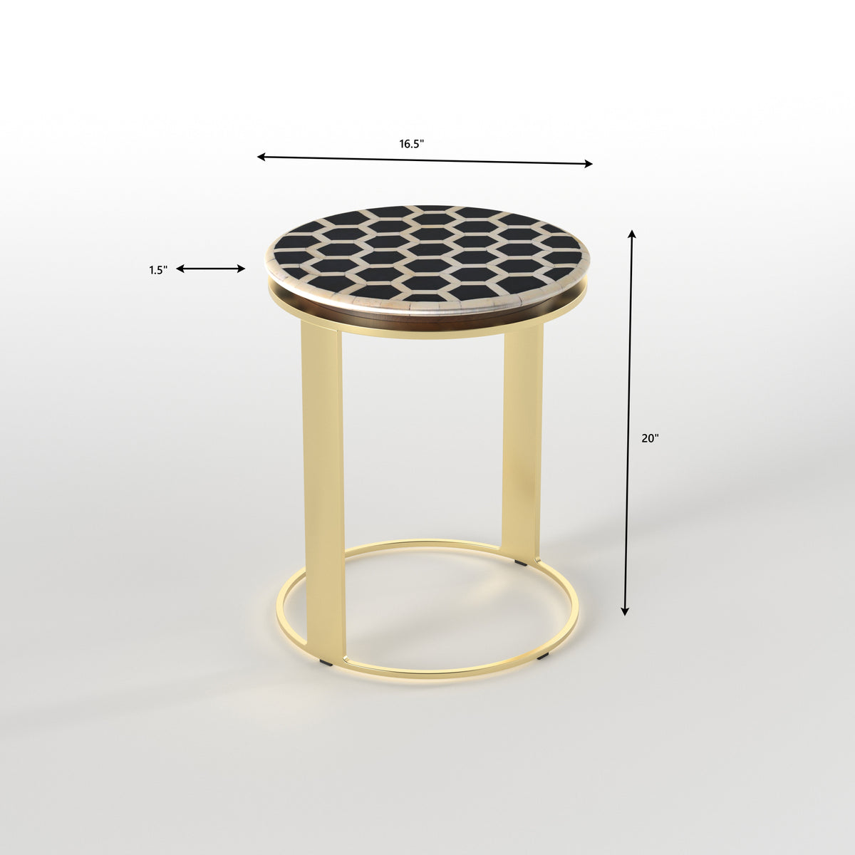 Fiora Metal Side Table — view 4