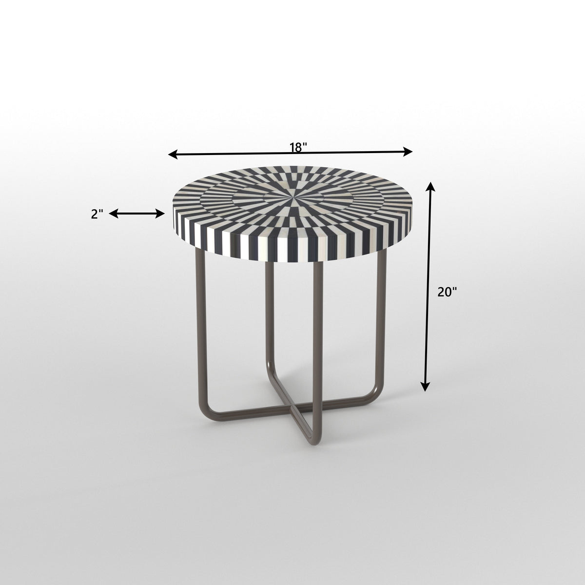 Elara Metal Side Table — view 4