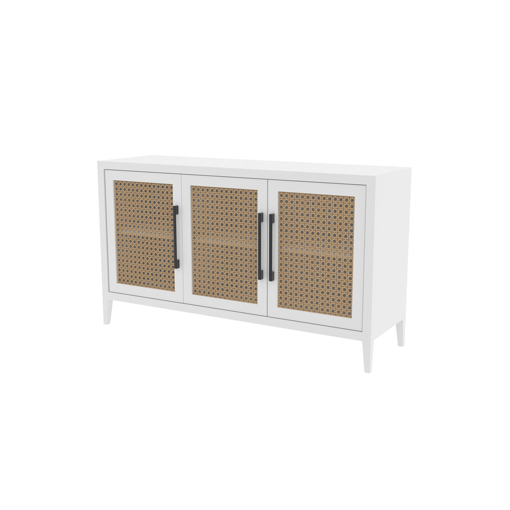 Aveline Cane Panelled Engineered Wood Sideboard — view 6