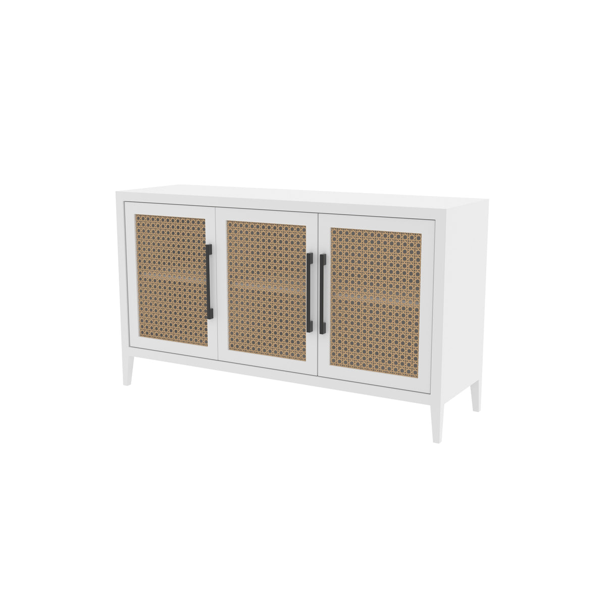 Aveline Cane Panelled Engineered Wood Sideboard — view 6