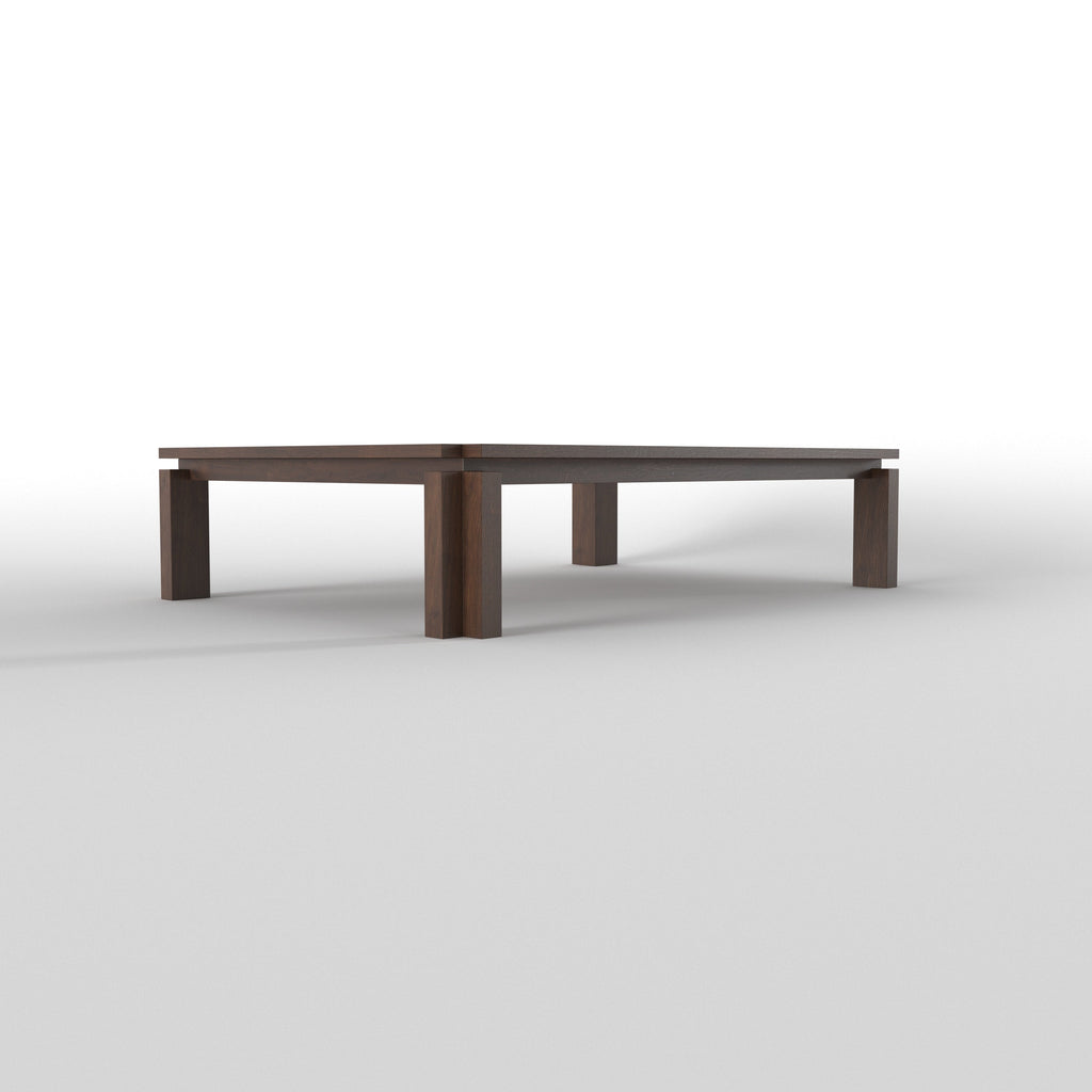 Kumo Solid Wood Floor Dining Set with Round Stools – product image 5