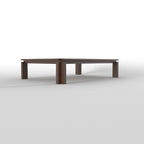 Kumo Solid Wood Floor Dining Set with Round Stools – product image 5