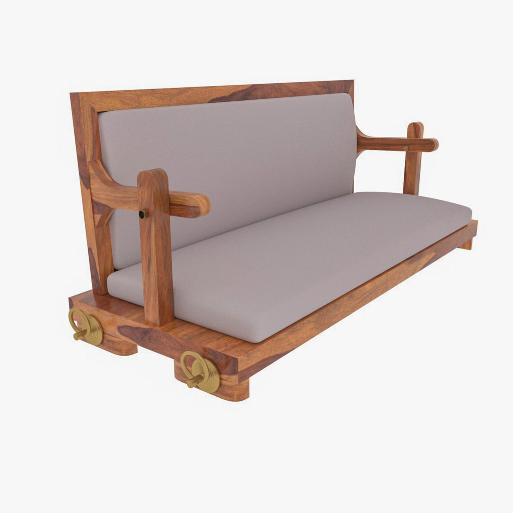 Nell Upholstered Vintage Hanging Swing — view 4