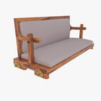 Nell Upholstered Vintage Hanging Swing — view 4