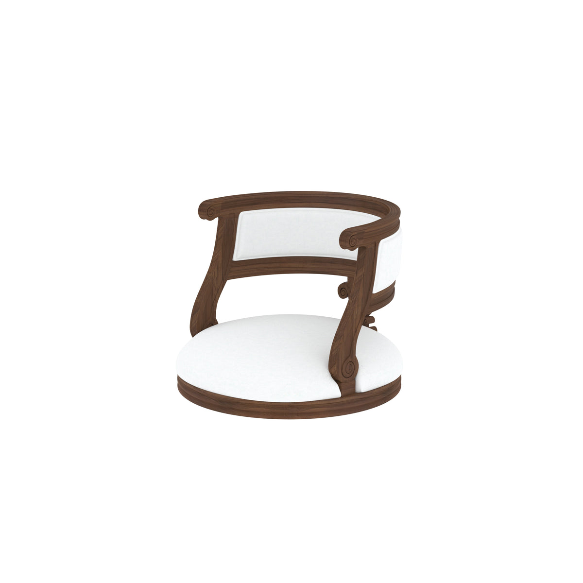 Bianco Marble Top Solid Wood Floor Dining Set – product image 7