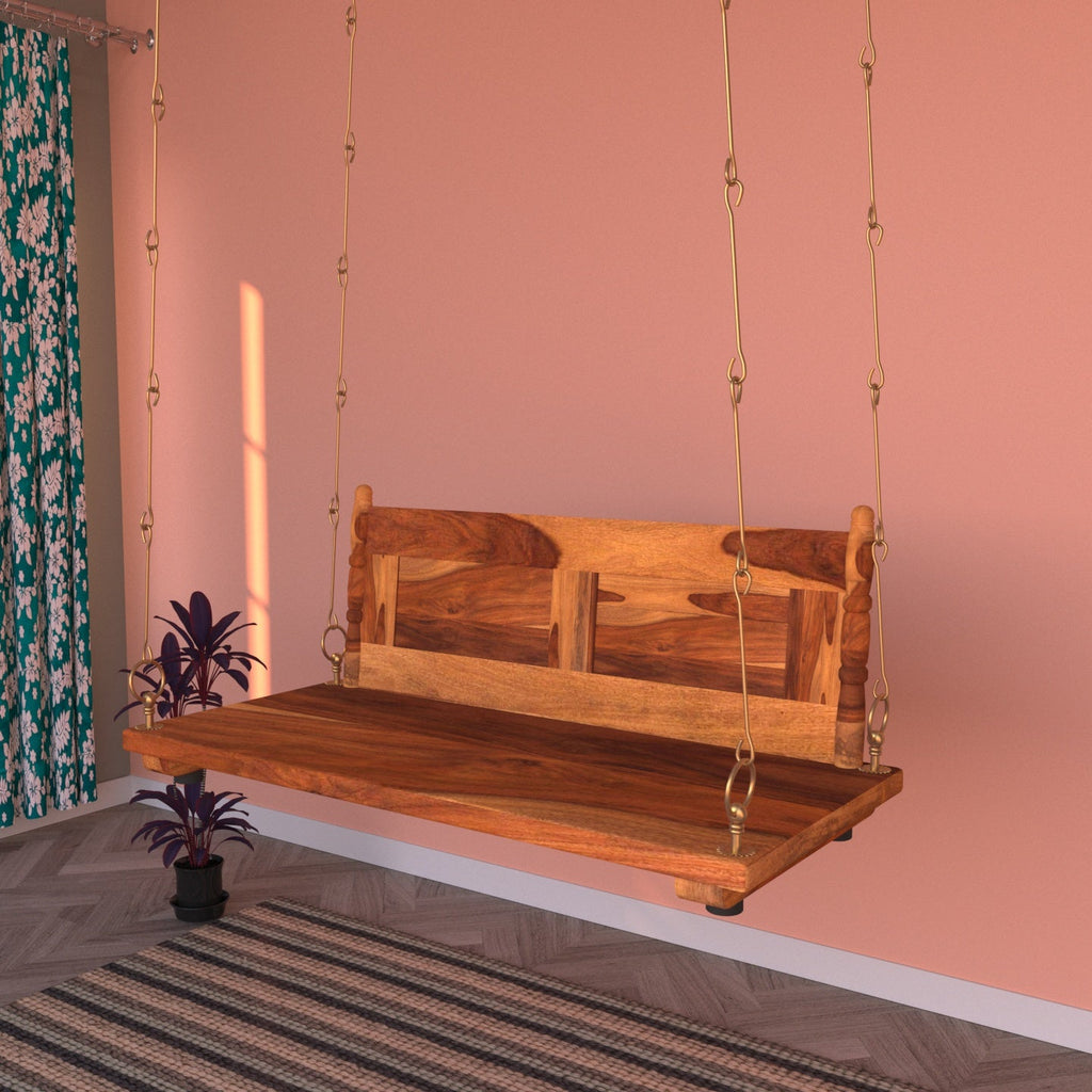 Solana Upholstered Vintage Hanging Swing — view 4