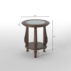 Celine Round Vintage Side Table — view 4