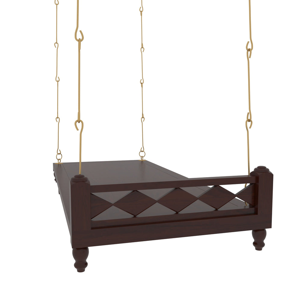 Lyra Solid Wood Hanging Swing — view 4