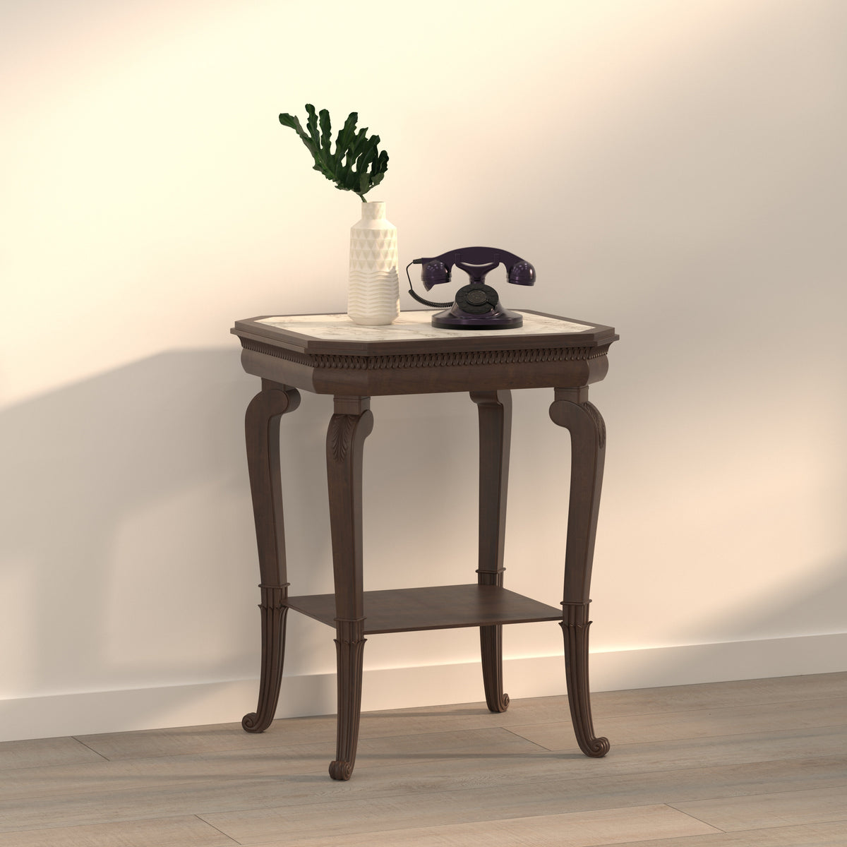 Cora Hexagonal Side Table — view 1