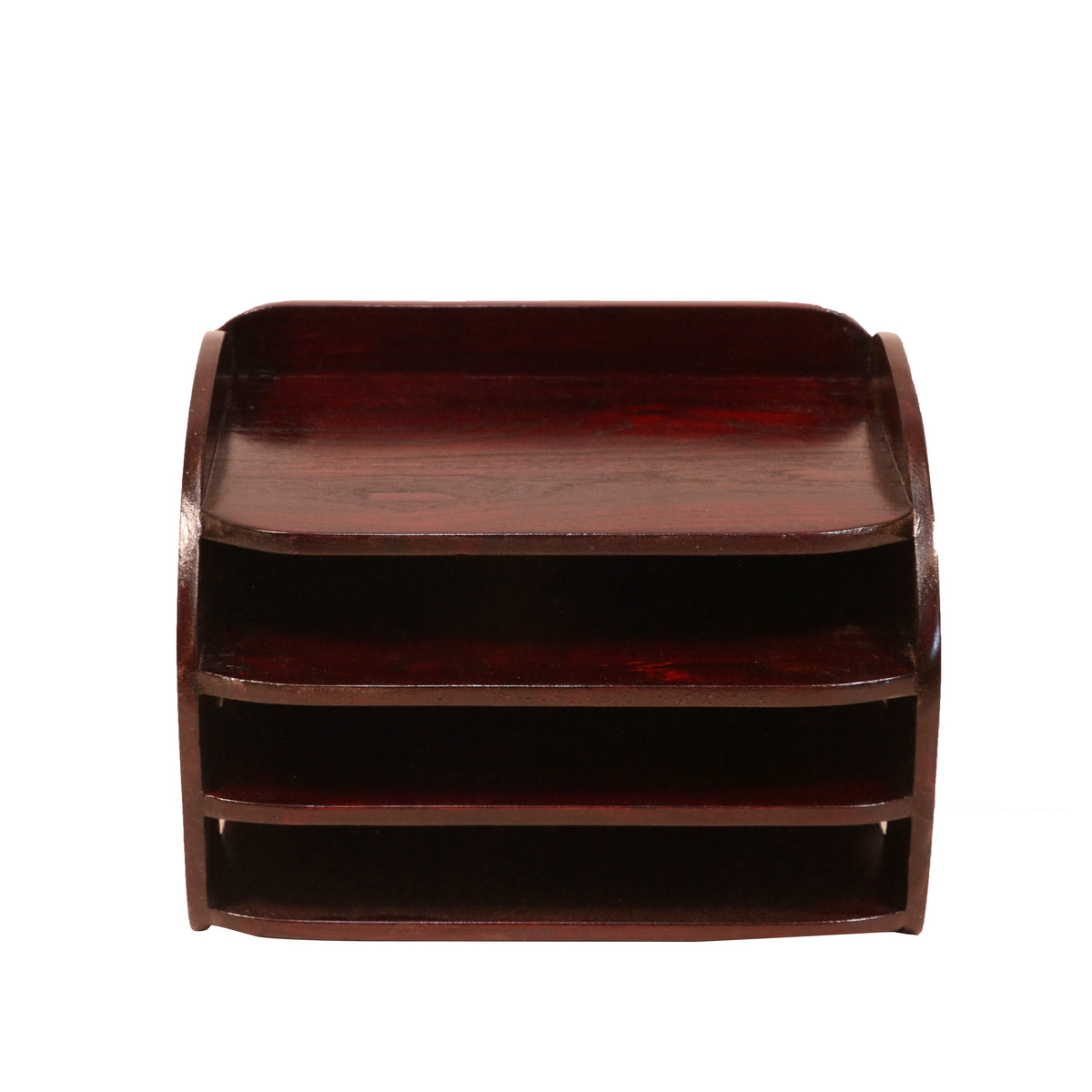 Hugo Solid Wood Desktop Paper Rack - Dark - product image 3