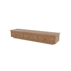 Delphine Geometric Engineered Wood TV Unit — view 5