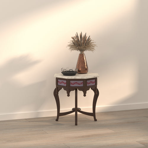 Bellamy Panelled Vintage Side Table — view 1