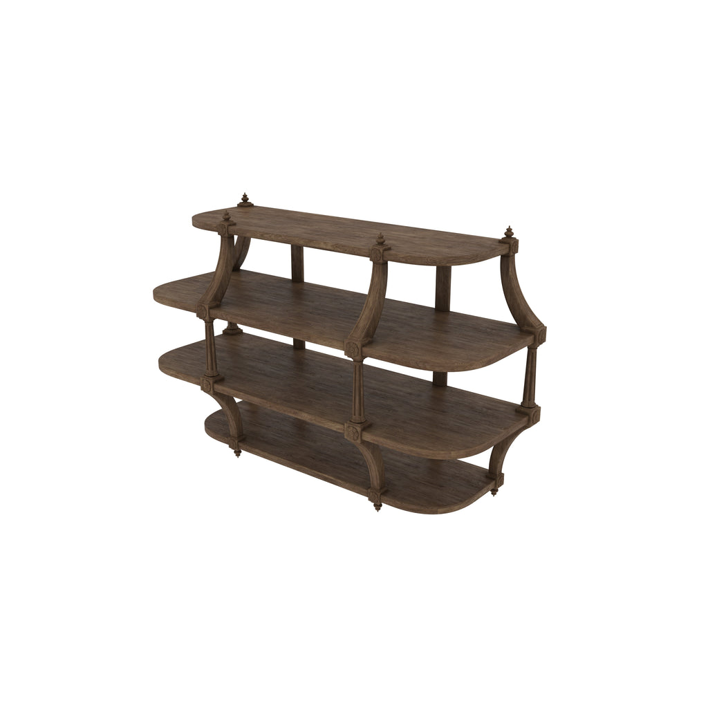 Orla Curved Vintage Wall Shelf — view 6