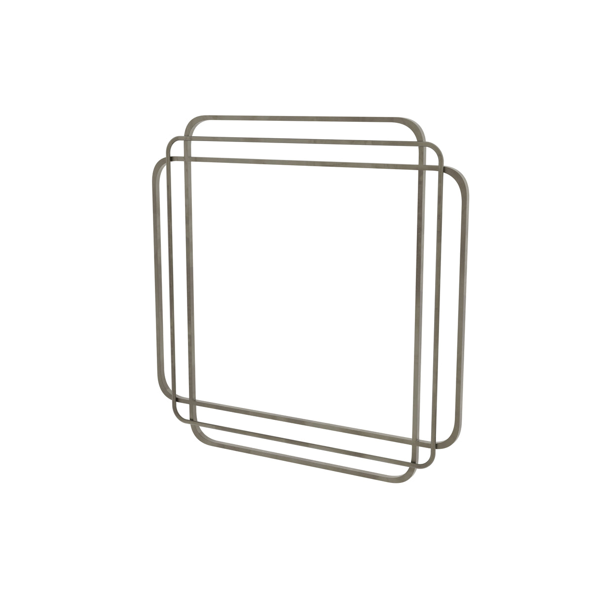 Briar Square Corner Metal Wall Mirror — view 5
