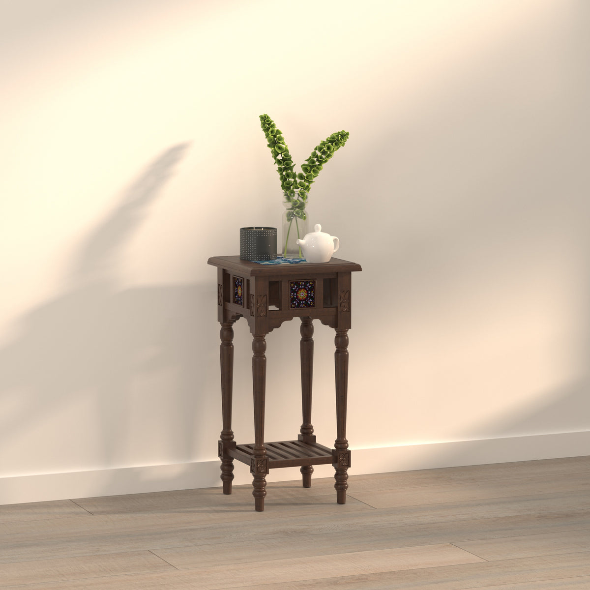 Arden Panelled Plant Stand — view 1