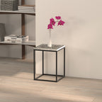 Emery Floral Arabesque Metal Side Table — view 1