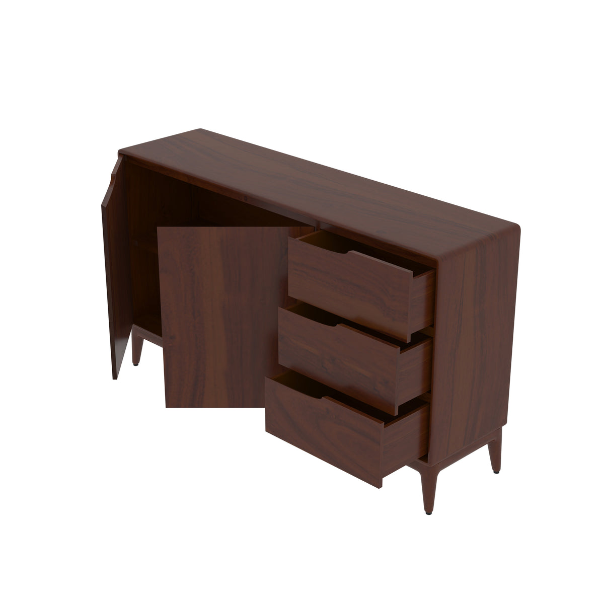 Elise Solid Wood Storage Cabinet — view 5