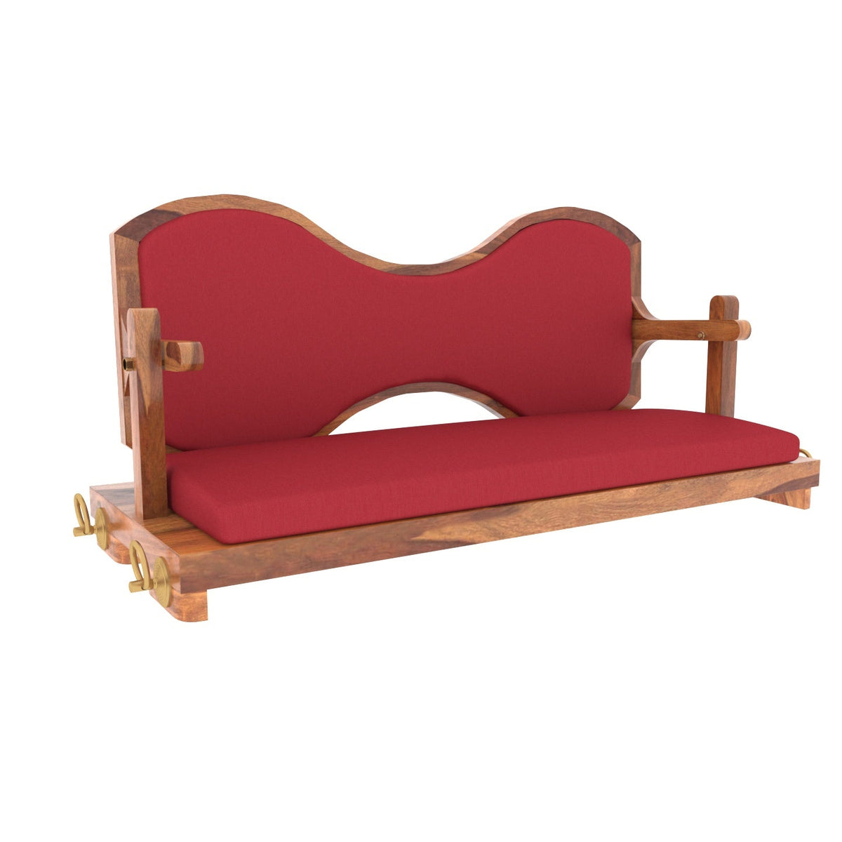 Nola Solid Wood Hanging Swing — view 4