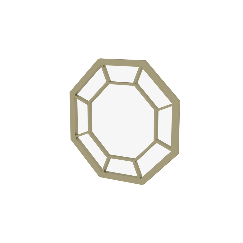 Arlo Geometric Octagonal Metal Wall Mirror — view 5