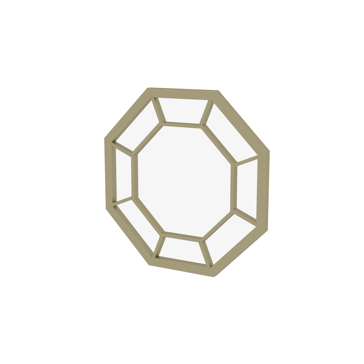 Arlo Geometric Octagonal Metal Wall Mirror — view 5