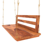 Silas Slatted Hanging Swing — view 4