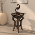 Isola Carved Side Table — view 1