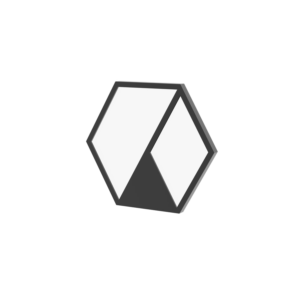 Aurelia Geometric Hexagonal Metal Wall Mirror — view 5