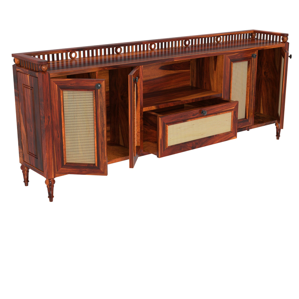 Odessa Solid Wood TV Unit — view 2