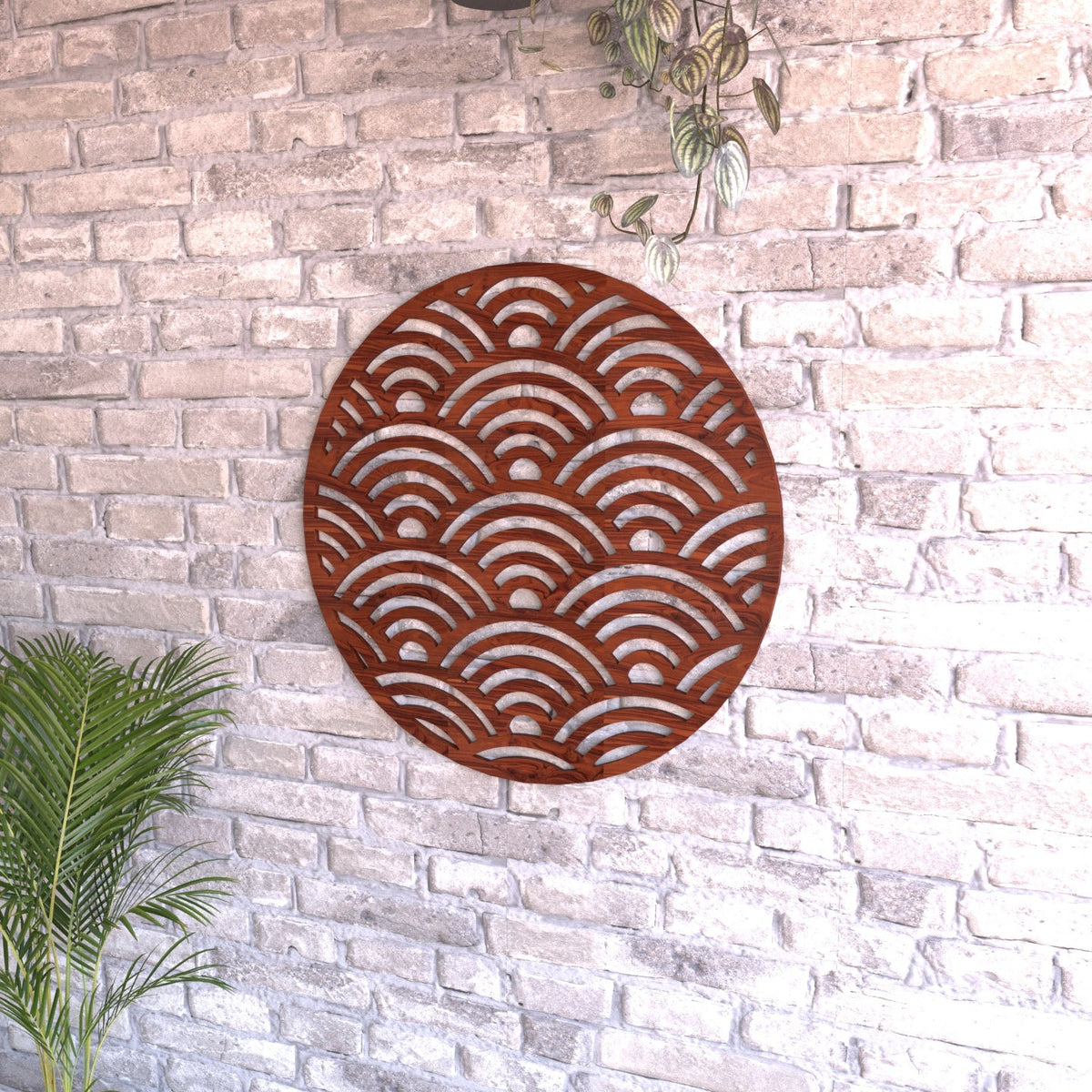 Isola Round Vintage Wall Panel — view 4