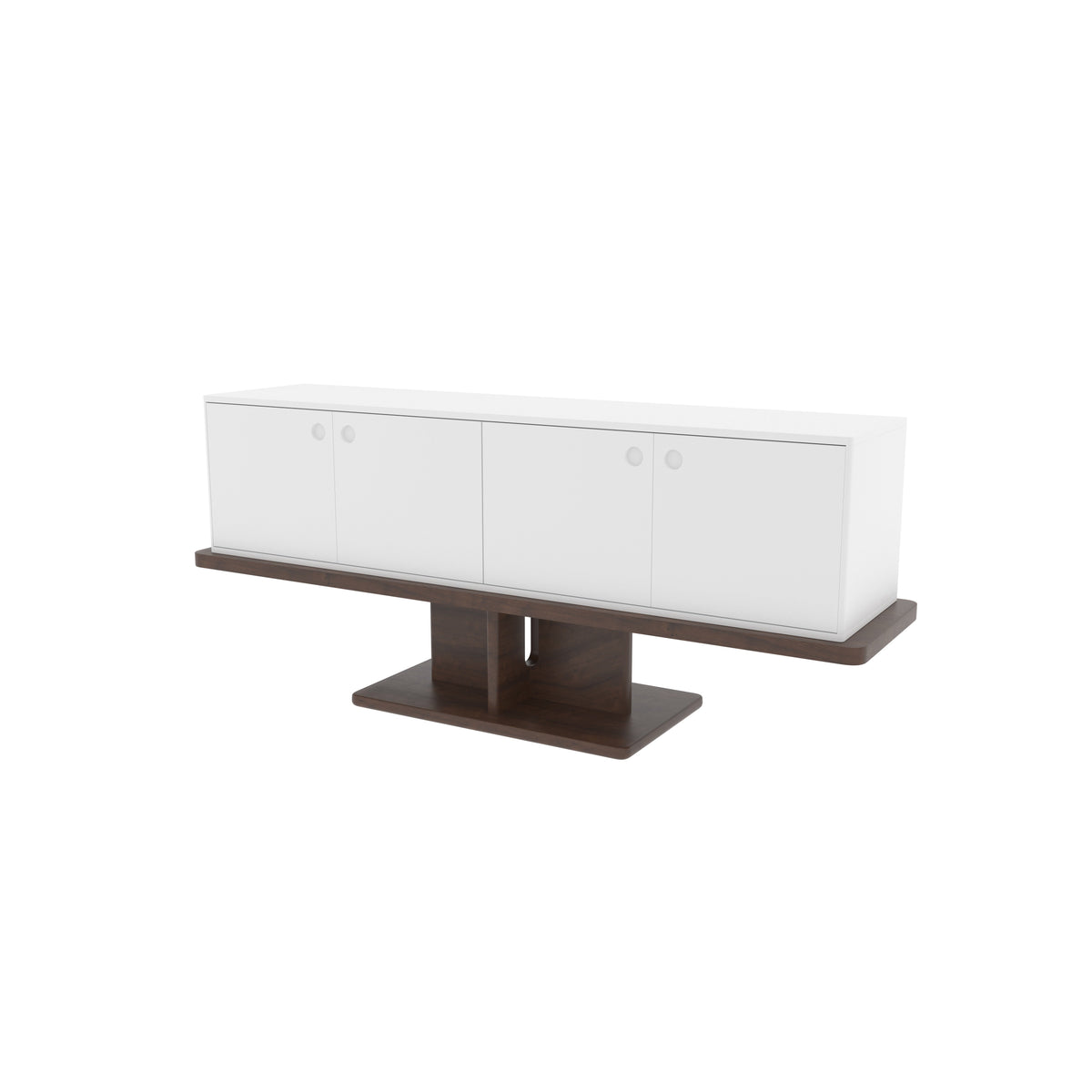 Flora Floating Pedestal Engineered Wood TV Unit — view 5