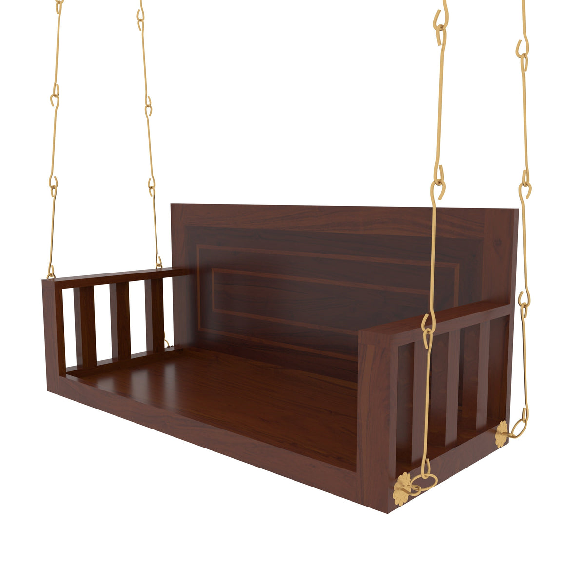 Mira Solid Wood Hanging Swing — view 4