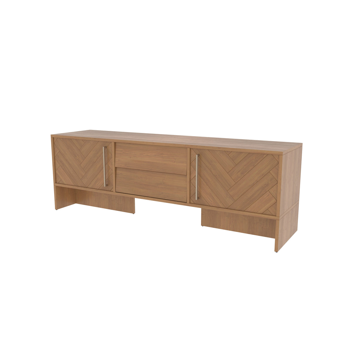 Emery Chevron Engineered Wood TV Unit — view 5