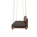 Kaia Tiled Upholstered Hanging Swing — view 4