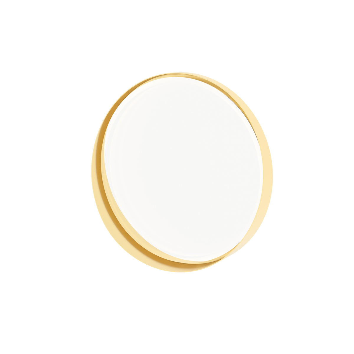 Dalia Round Gold Metal Wall Mirror — view 5