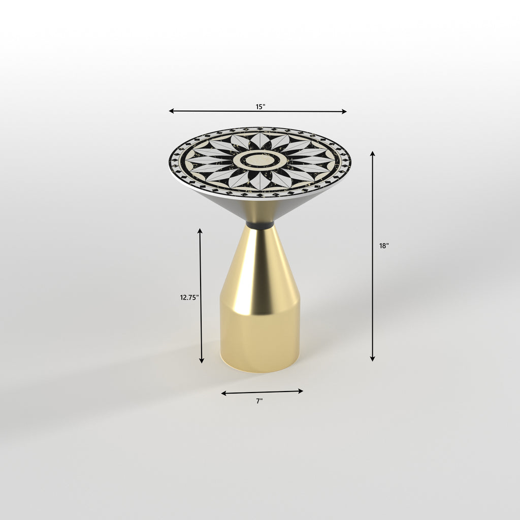 Freya Metal Side Table — view 4