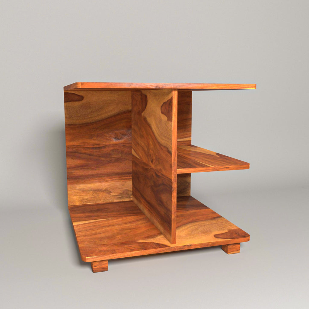 Naia Solid Wood Side Table — view 4