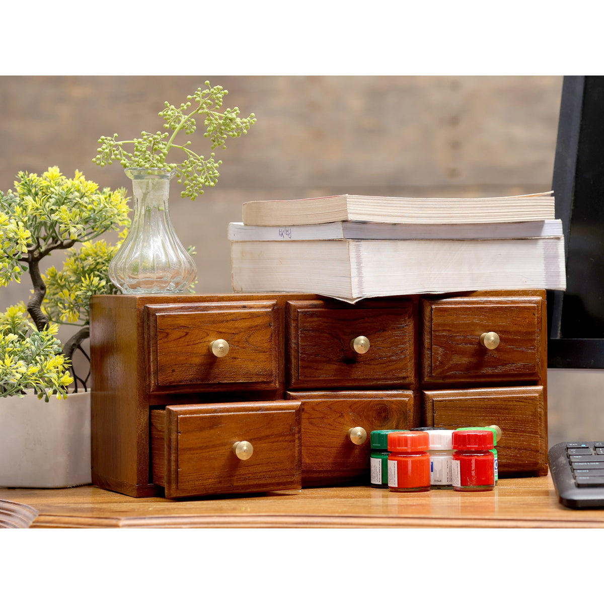 Lucia Solid Wood 6 Drawer Mini Chest - product image 1