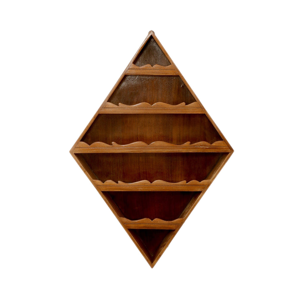 Dahlia Solid Wood Wall Shelf — view 2