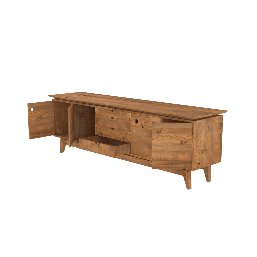 Liv Solid Wood TV Unit — view 7