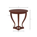 Laurel Round Curved Side Table — view 5