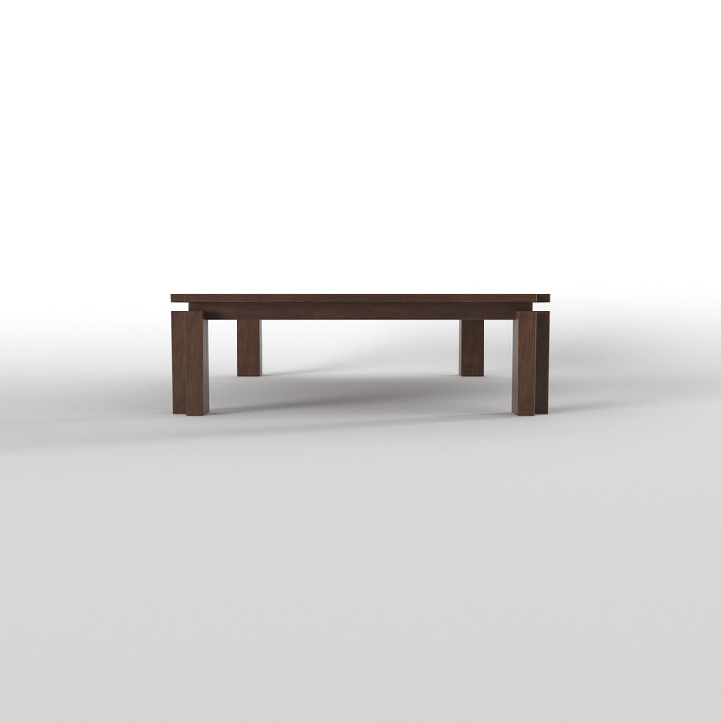 Kumo Solid Wood Floor Dining Set with Round Stools – product image 6