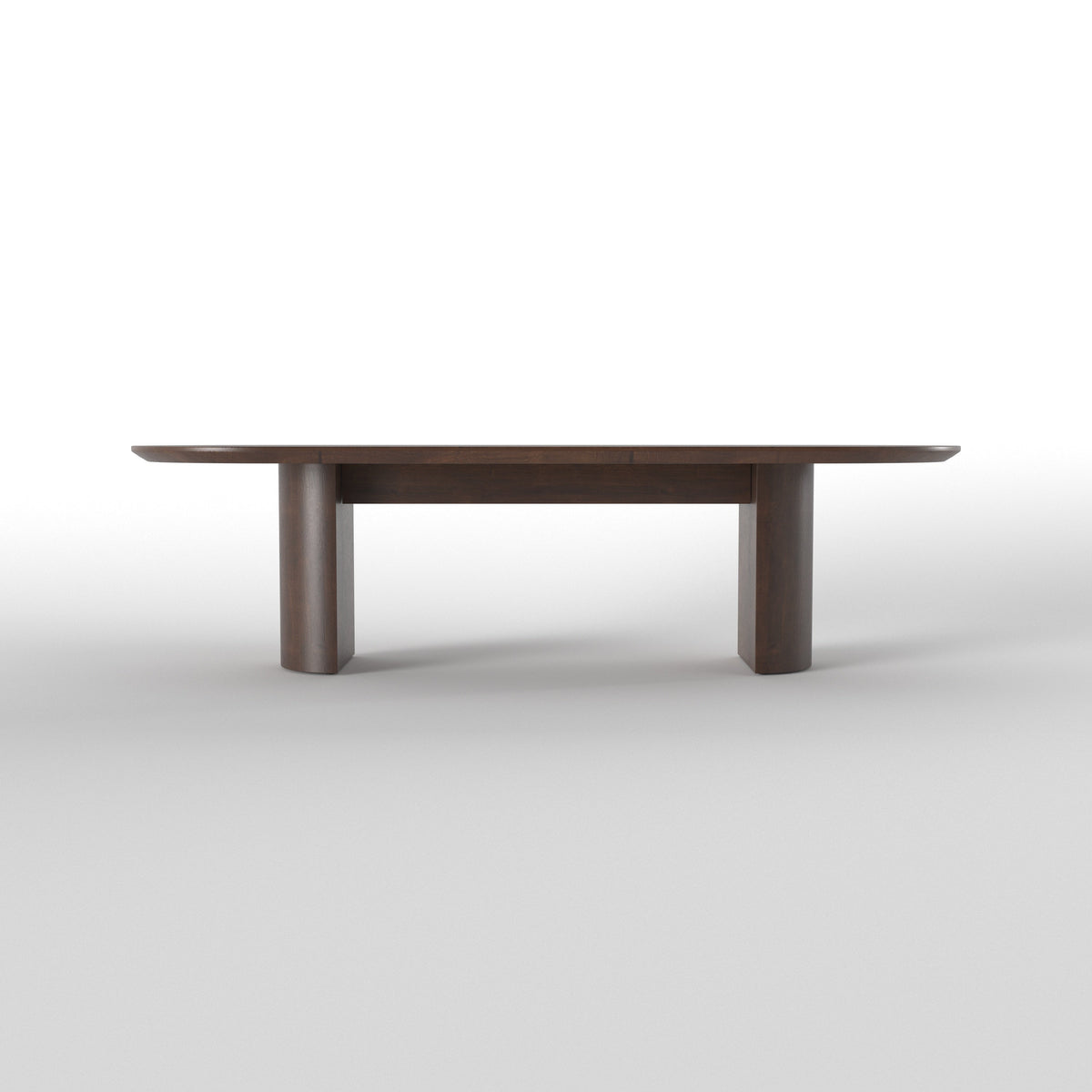 Akari Solid Wood Oval Floor Dining Set – product image 6