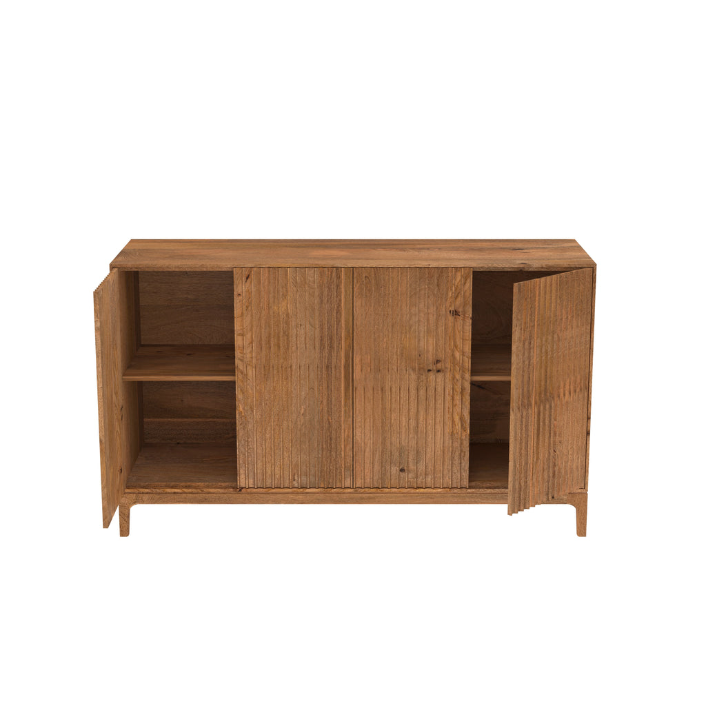 Cora Solid Wood Storage Cabinet — view 2
