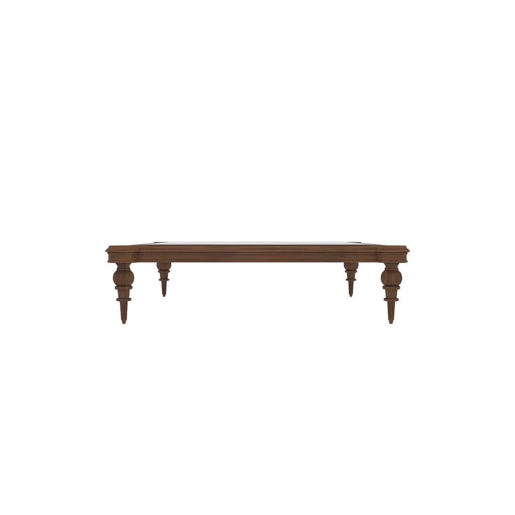 Bianco Marble Top Solid Wood Floor Dining Set – product image 8