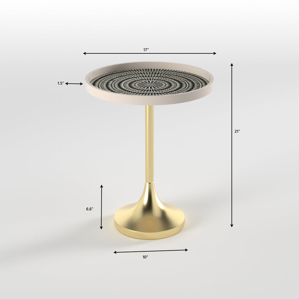 Gaia Metal Side Table — view 5