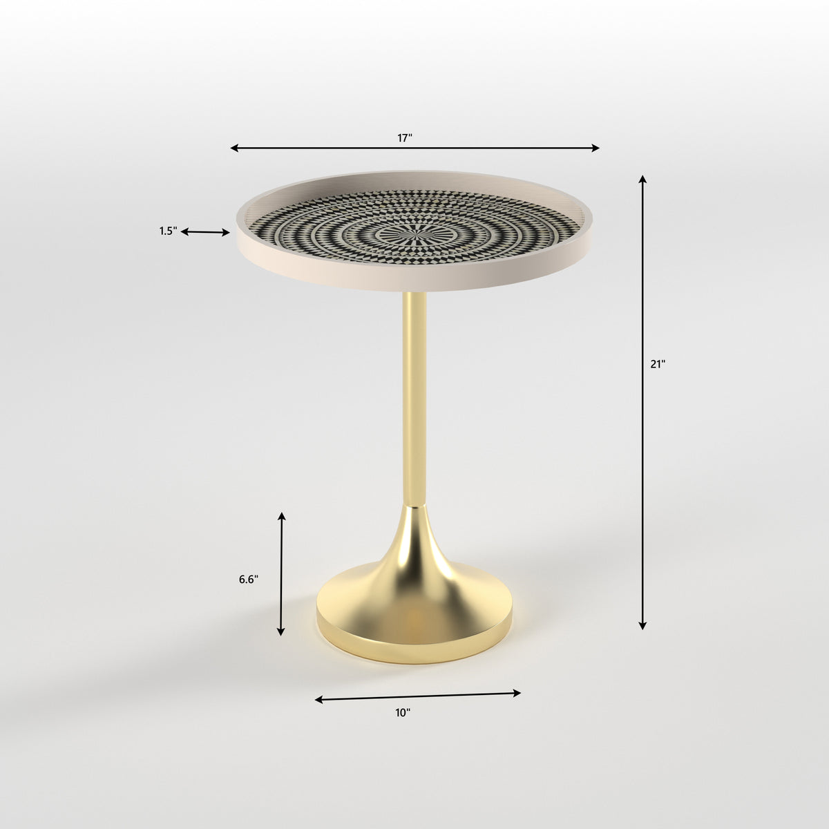 Gaia Metal Side Table — view 5