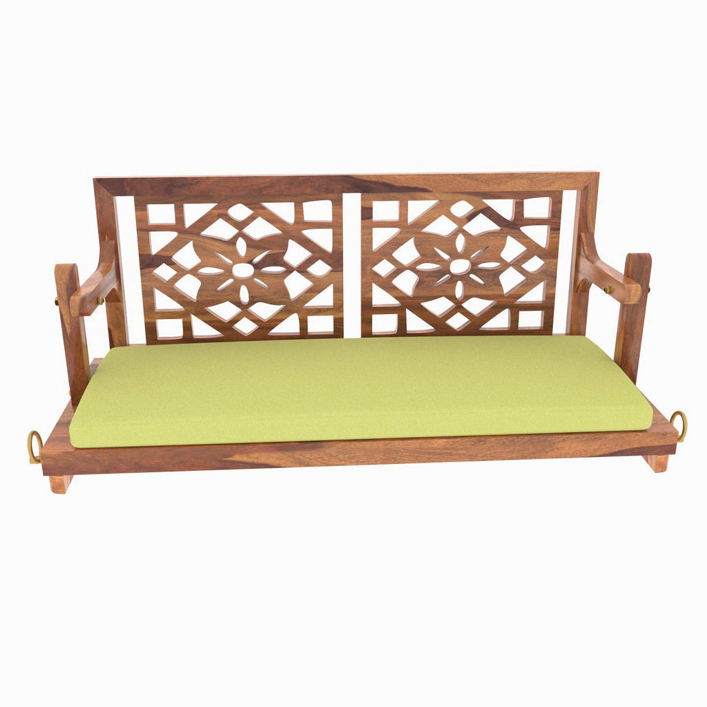Odessa Floral Carved Hanging Swing — view 6